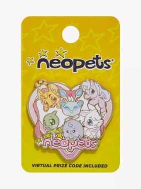 Neopets Heart Enamel Pin Hot Topic